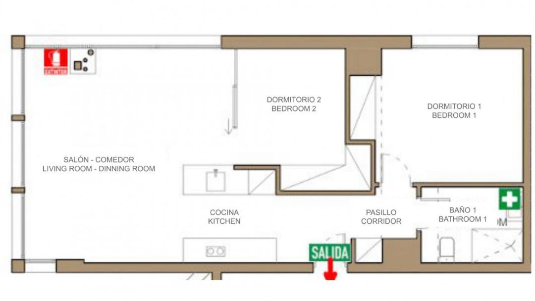 2 Bedrooms 1 Bathroom Furnished - Justicia - Incredible Views - Mintystay Madrid Exteriér fotografie